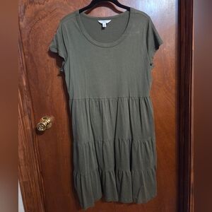 Forest Green Midi Dress